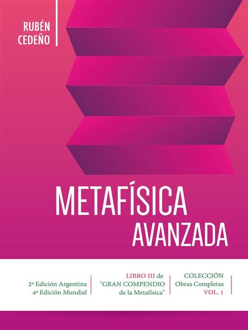 Title details for Metafísica Avanzada by Rubén Cedeño - Available